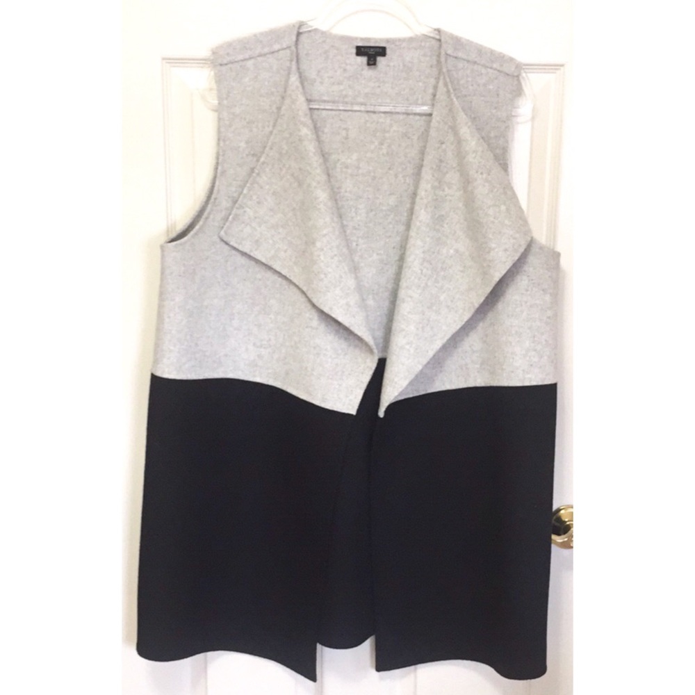 Talbots Colorblock Wool-Blend Vest - Picture 4 of 11